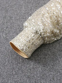 Off-Shoulder Sequin Mini Dress for Parties