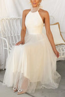 Chic Sleeveless Evening Gown