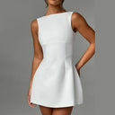 Chic Backless Mini Dress for Effortless Style
