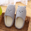 Cozy Plush Animal House Slippers