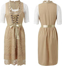 Classic Women's Dress with Apron and Blouse