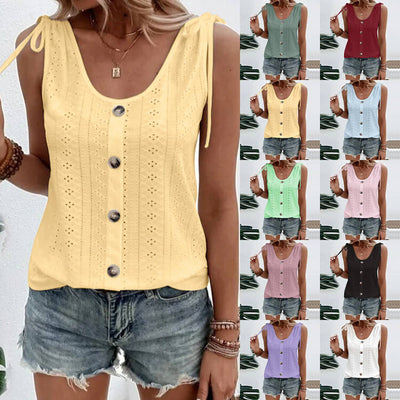 Chic Round Neck Women's T-Shirt