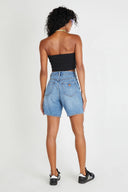 Stylish Women's Denim Relaxed Fit Shorts