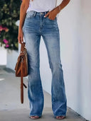 Flexible Bootcut Jeans for Women