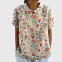 Jenna™ | Floral Chiffon Top for Every Occasion
