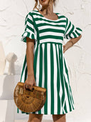 Chic Striped Mini Dress for Effortless Style