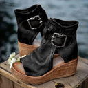 Chic Bohemian Wedge Sandals for Women