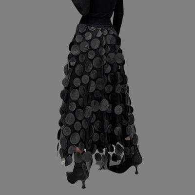 Chic Polka Dot Long Skirt for Fashion Lovers