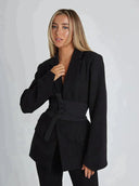 Chic Belted Blazer for Sophisticated Style