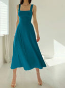 Organic Bamboo Midi Dress for Effortless Style