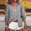 Chic Cotton Blouse for Modern Women