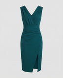 Sophisticated Women's Evening Dress in Exquisite Fabric