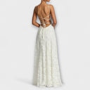 Chic Jacquard Maxi Dress for Special Occasions