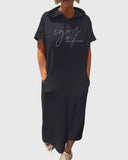 Chic Cotton Hoodie Dress for Everyday Wear