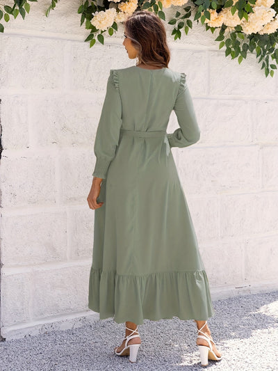 Leila Tie Belt Maxi Dress Collection