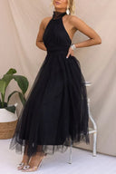 Chic Sleeveless Evening Gown