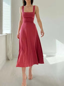 Organic Bamboo Midi Dress for Effortless Style