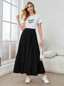 Chic Pleated Maxi Skirt for Everyday Wear
