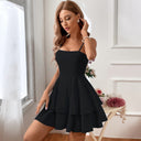 Chic Bow Detail Midi Slip Dress