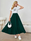 Chic Pleated Maxi Skirt for Everyday Wear