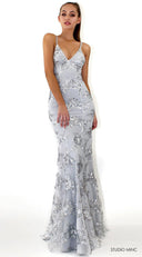 Stunning Women's Sequin Evening Dress with Chic Back Cut