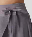 Chic High-Waisted 2-in-1 Midi Skirt