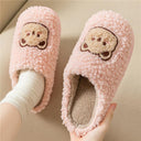 Cozy Plush Animal House Slippers