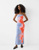 Strapless Maxi Dress for Summer Style