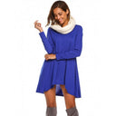 Chic Asymmetrical V-Neck Dress for Women