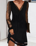 Chic V-Neck Dress for Effortless Style