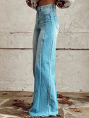 Chic Printed Wide Leg Trousers