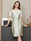 Silk Lace Nightgown for Chic Sleepwear