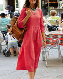 Chic Long Sleeve Tunic Dress