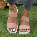 Stretch Sandals in Light Sand Hue