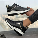 Chic Solid Color Women's Sneakers for Daily Wear