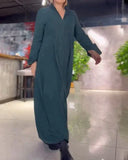 Evite | Long Stretch Dress in Soft Fabric