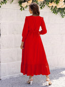 Leila Tie Belt Maxi Dress Collection