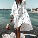 Chic Midi Shirt Dress for Women