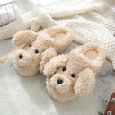 Cozy Plush Animal House Slippers