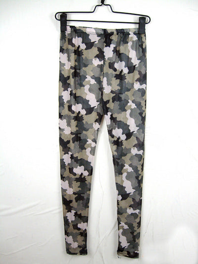 Trendy High-Waist Camouflage Leggings for Women