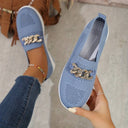 Stylish Chain Strap Orthopedic Mesh Footwear