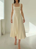 Organic Bamboo Midi Dress for Effortless Style