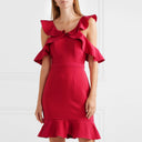 Off-Shoulder Ruffle Women's Dress for Stylish Elegance