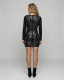 Shimmering Sequin Evening Dress for Women