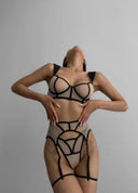 Alluring Lace Lingerie Ensemble