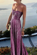 Chic Off-Shoulder Maxi Dress for Women