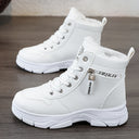 Women's Ankle Boots with Fleece Lining & Zipper Detail | Plus Sizes