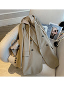 Women’s Hooded Blazer for Autumn & Winter Style