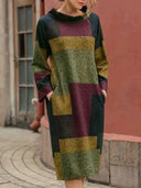 Vintage-Inspired Mid-Length Dress for Effortless Style