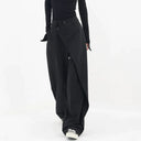 Asymmetric Trendy Baggy Trousers for Style